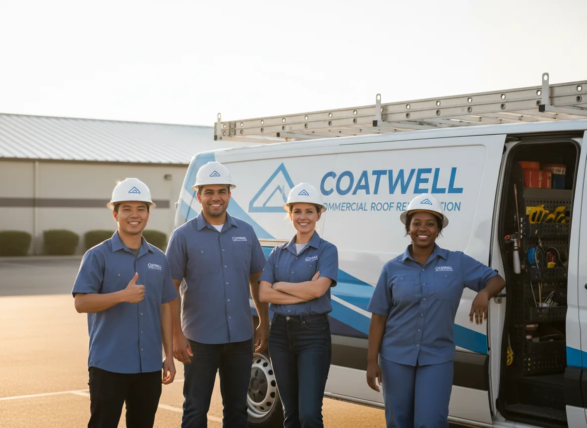 Commercial roof coating company in Gove, KS
